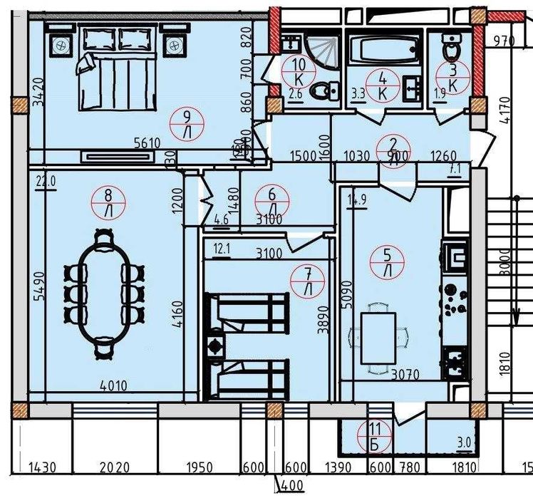 Юнусабад 2 Просторная трехкомнатная квартира-коробка  Метро Шахристан;