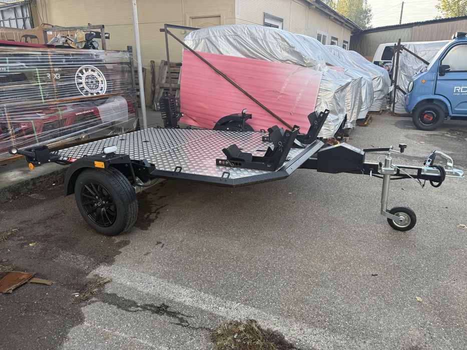 Lorries MT2 , Remorca pentru 2 motociclete liftabila, pliabila,750 kg