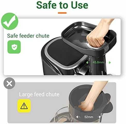 Нова AMZCHEF сокоизстисквачка висока продуктивност и лесно почистване
