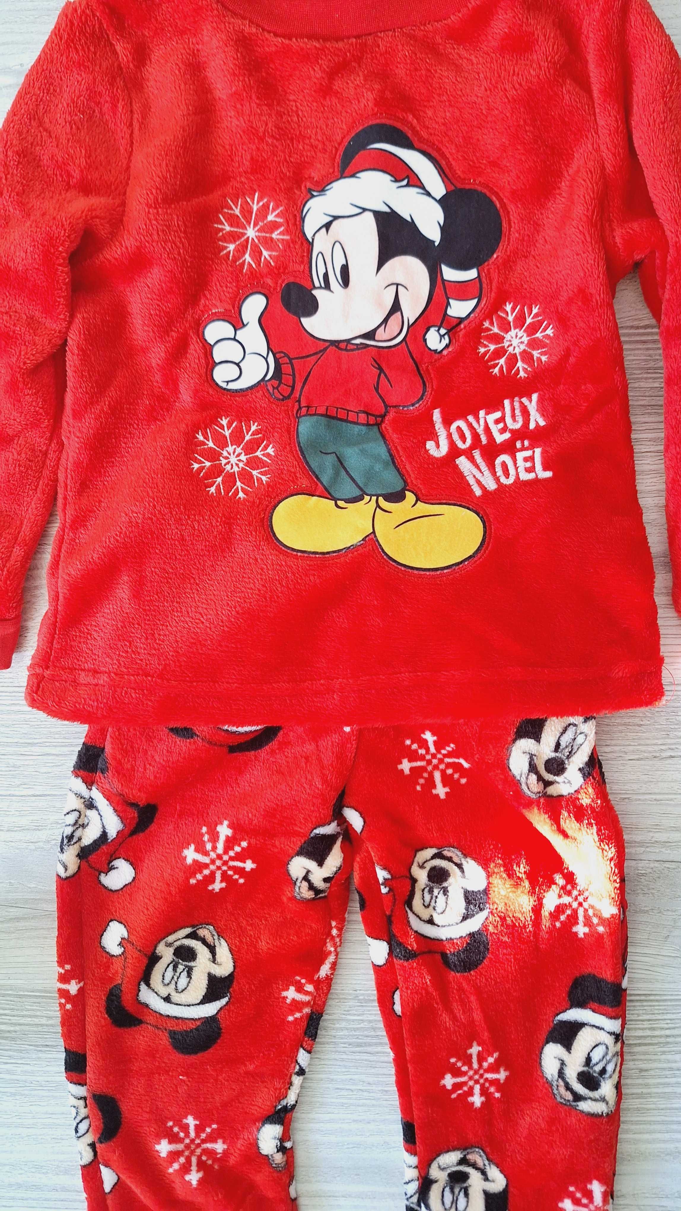 Pijama MICKEY MOUSE, maneca lunga, rosie