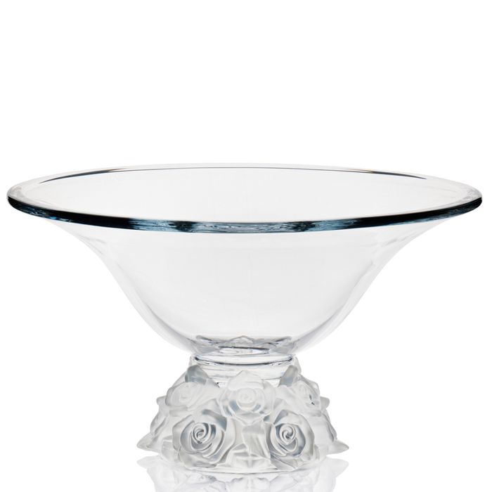 Bohemia crystalite frost roses розы фруктовница