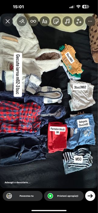 DONEZ haine bebe diferite marimi