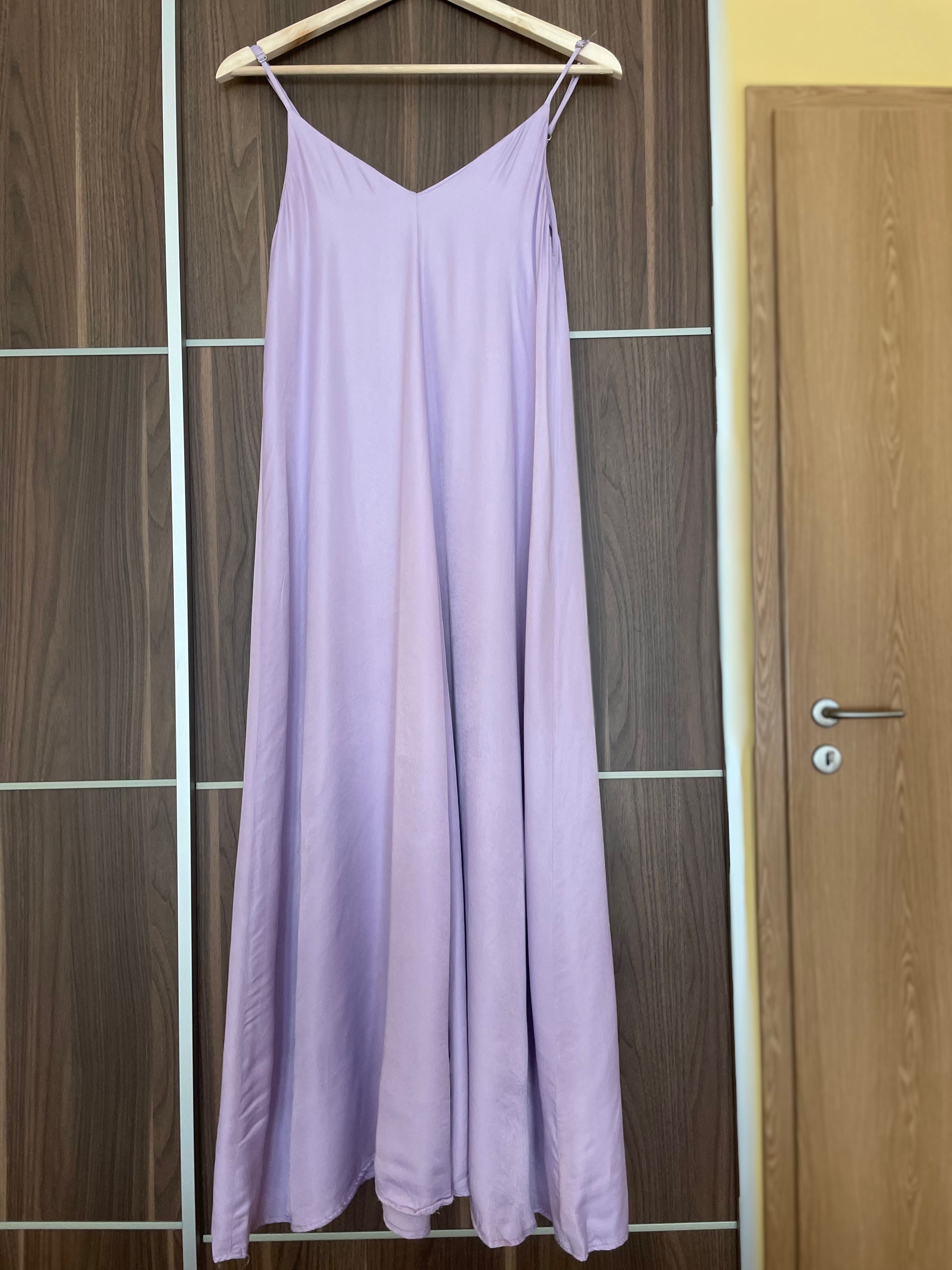Сатенирана рокля ZARA