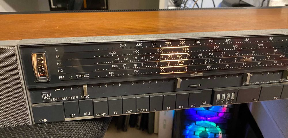 Amplituner Bang Olufsen Beomaster 1400K din 1968 vintage - RAR