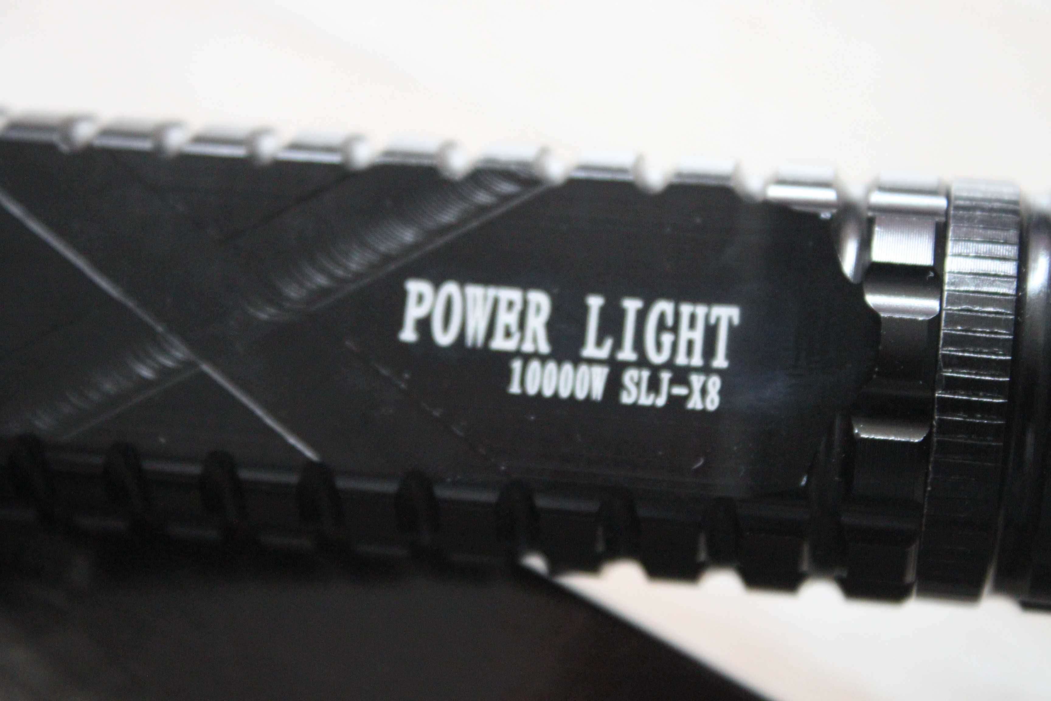 Baston Electrosoc cu Lanterna HY-X8 35 cm negru metal 10000 W