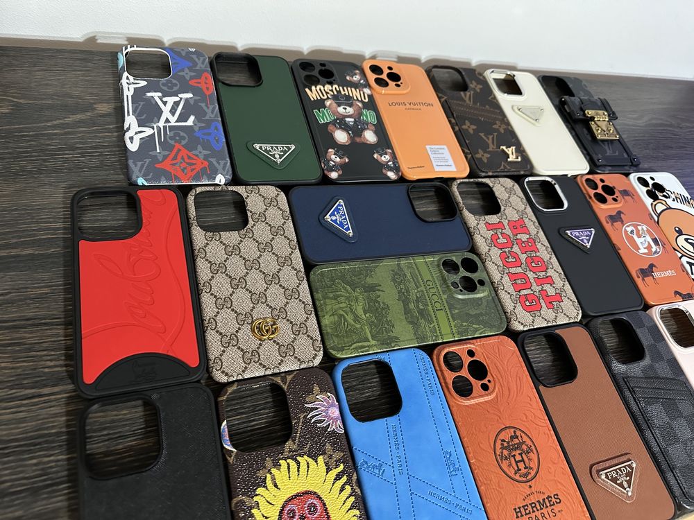 Husa Gucci, Lv, Hermes iPhone 15 Pro Max / 15 Pro