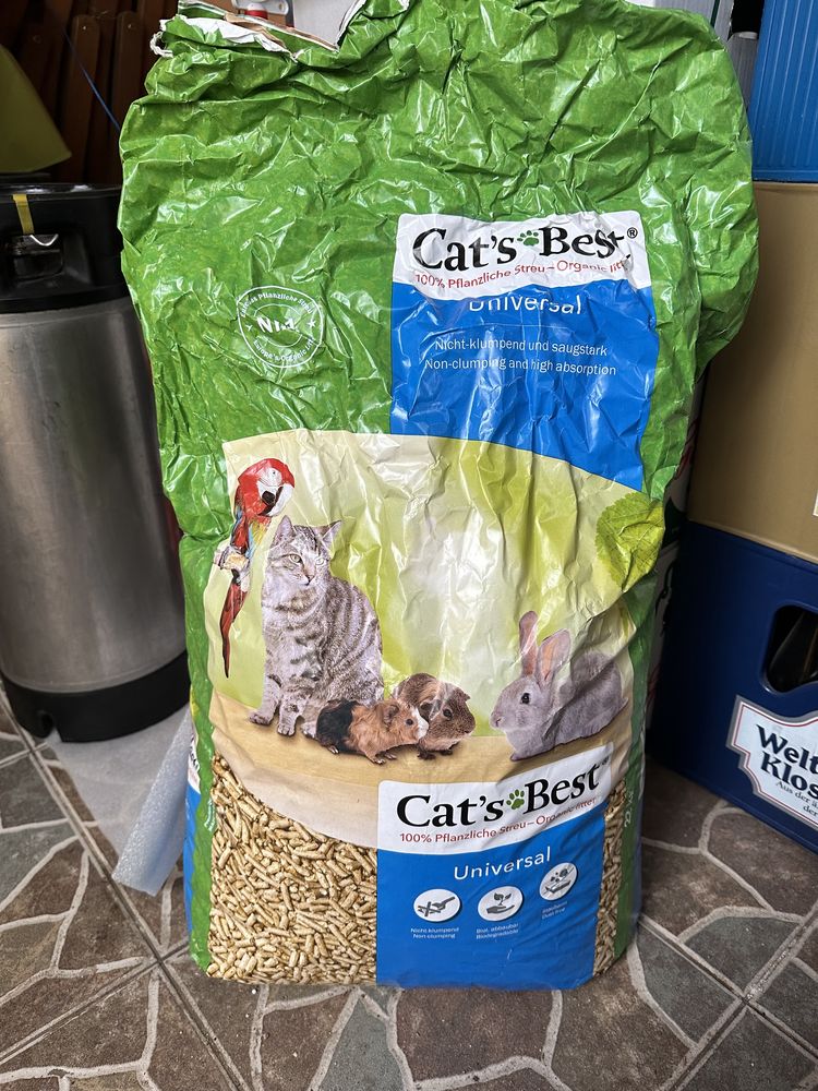 Asternut biodegradabil pentru litiera pisici