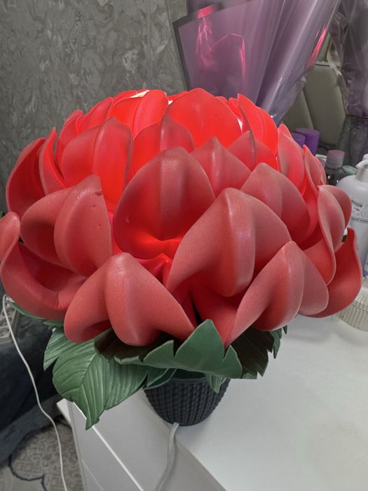 Цветок светильник