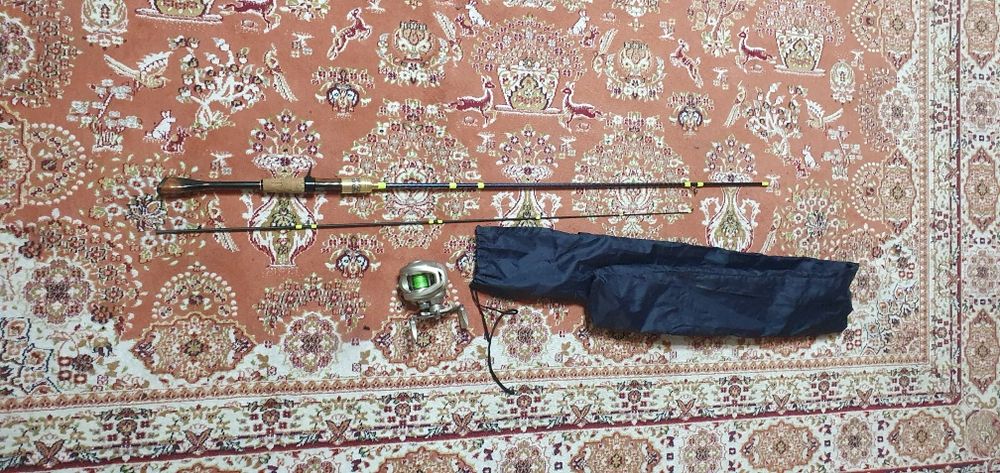 Продам спиннинг кастинговый в подарок катушка мультипликаторная