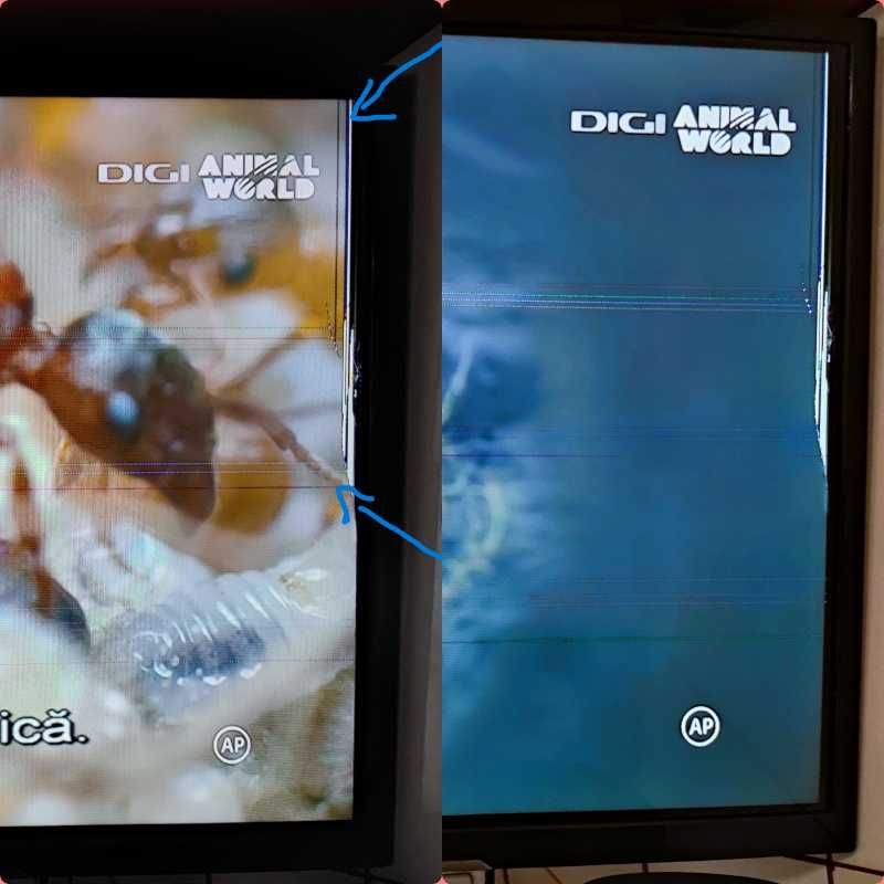 Tv Wellington 80cm SMART LED  ,ecran cu defect