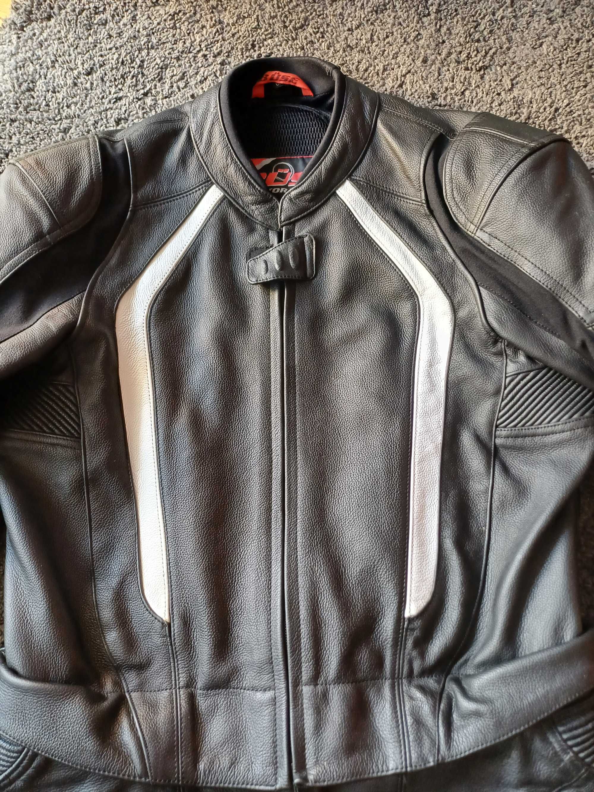 52 L BÜSE Combinezon Costum moto piele din două piese