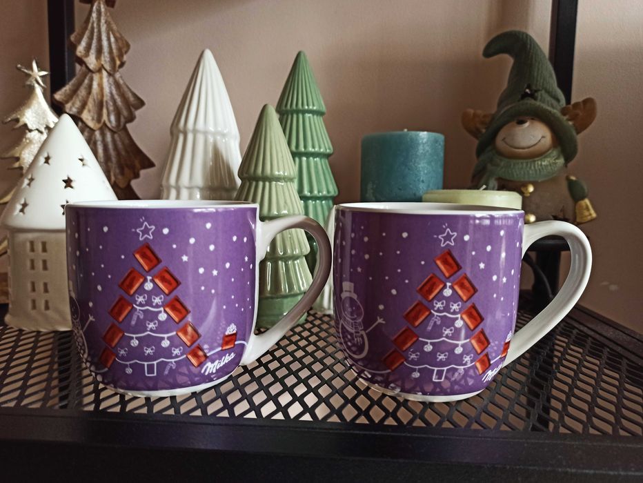 Коледни чаши milka