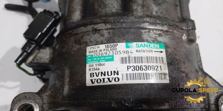Compresor AC P30630921 2.4D Volvo XC60 1 [2008 - 2013]