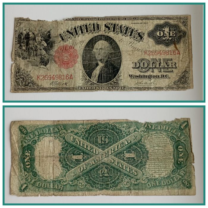 Продам 1 доллар, 1917г