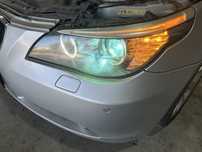 Faruri stopuri bmw seria 5 lci facelift e60 e61 europa bixenon