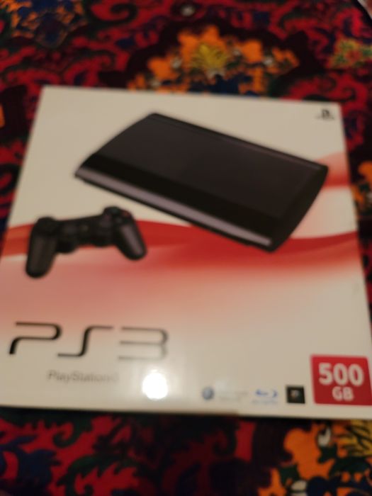 Playstation 3 super slim 500 gb 12 ta uyin bor yangi  2 haftalik