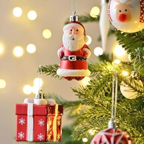 Нови Коледни топки за елха - стилни и издръжливи 40 броя Украса дом