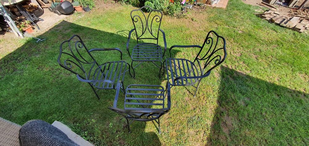 Mobilier terasă fier forjat