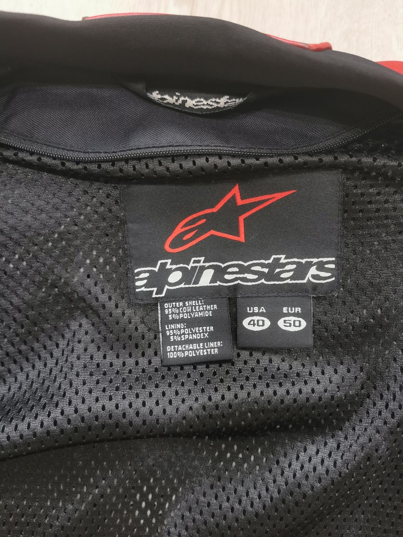 Кожено яке Alpinestars 50