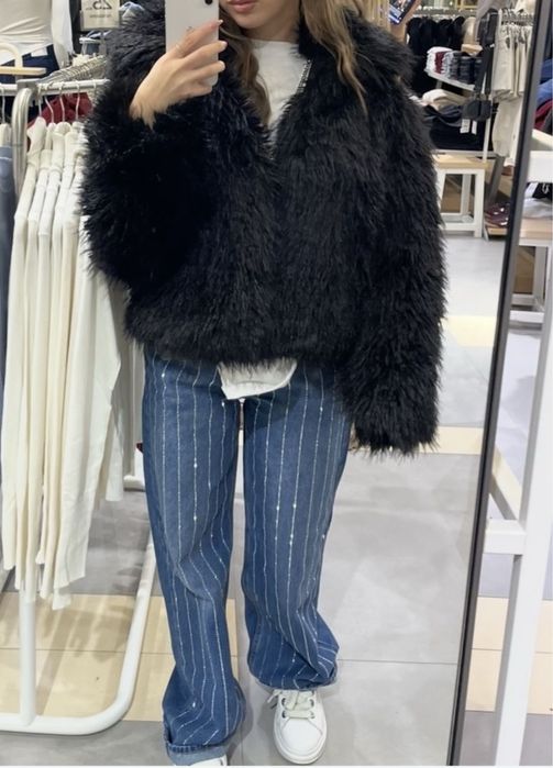 Дамско яке с пух