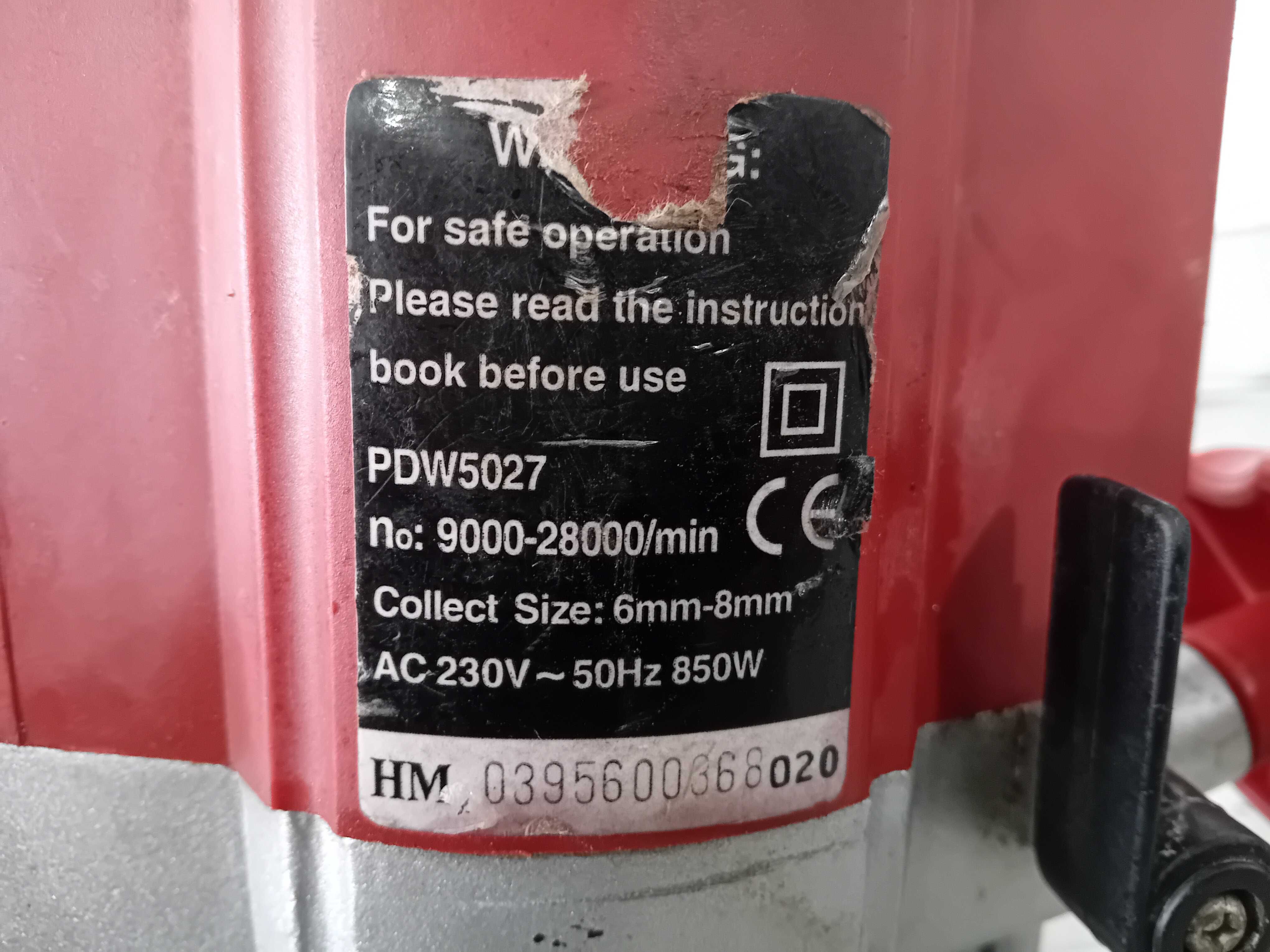Оберфреза - P/D 850 W