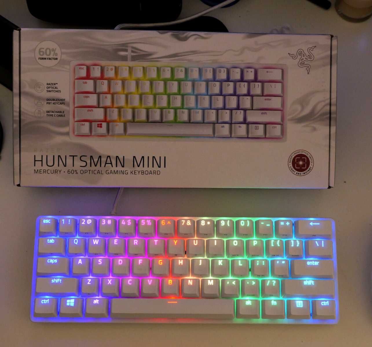 Razer Huntsman Mini Mercury Red Switch Tastatura Mecanica Chroma RGB