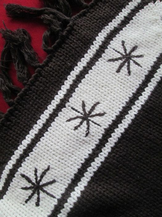 poncho maro dame L