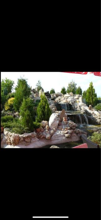 Cascade din piatra naturalq de calitate superioara