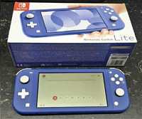 син Nintendo Switch Lite blue 128 gigabyte sd card super mario pokemon