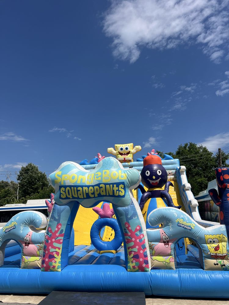 Батут атракцион SpongeBob