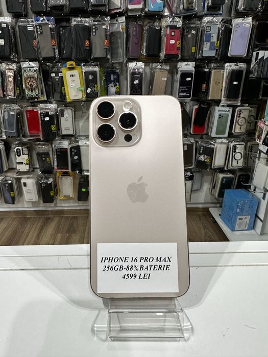 iSellStore Vâlcea: iPhone 16 Pro Max Desert Titanium - 256GB -