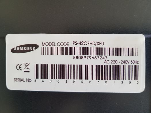 Плазма за части Samsung модел PS-42C7HD/XEU