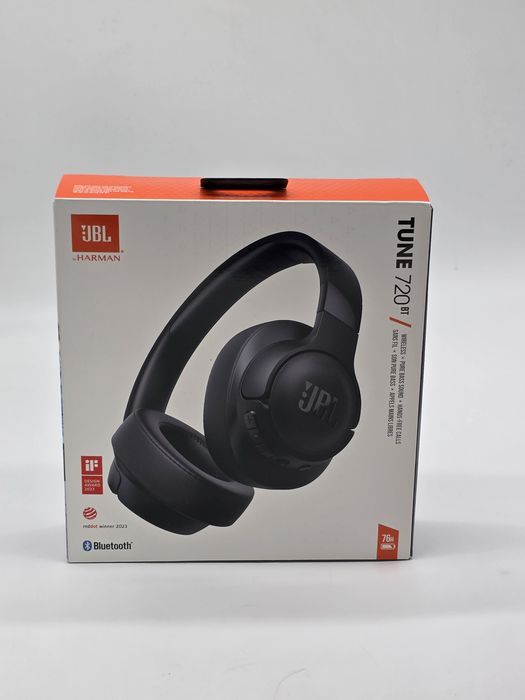 Casti audio wireless over-ear JBL Tune 720BT, JBL Pure Bass Sound, Blu