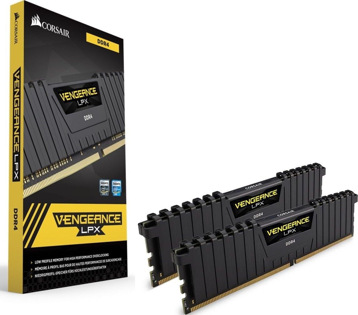 Рам памет Corsair Vengeance LPX Black 2x8 16GB DDR4 3200Mhz перфектна