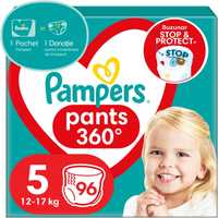 Scutece Chilotei Pampers Pants 360°, numarul 5, BAX 96 Buc 135 Lei