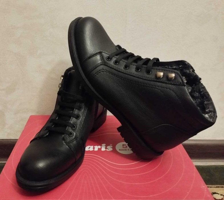 Продам Мужские турецкие полуботинки.Натуральная кожа. Polaris.