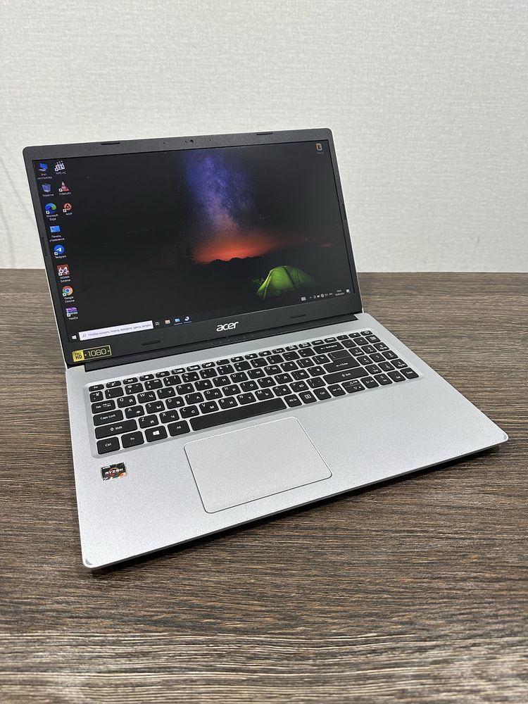 мощный Acer Aspire 3 A315-23, хорошее состояние, яркий Full HD экран