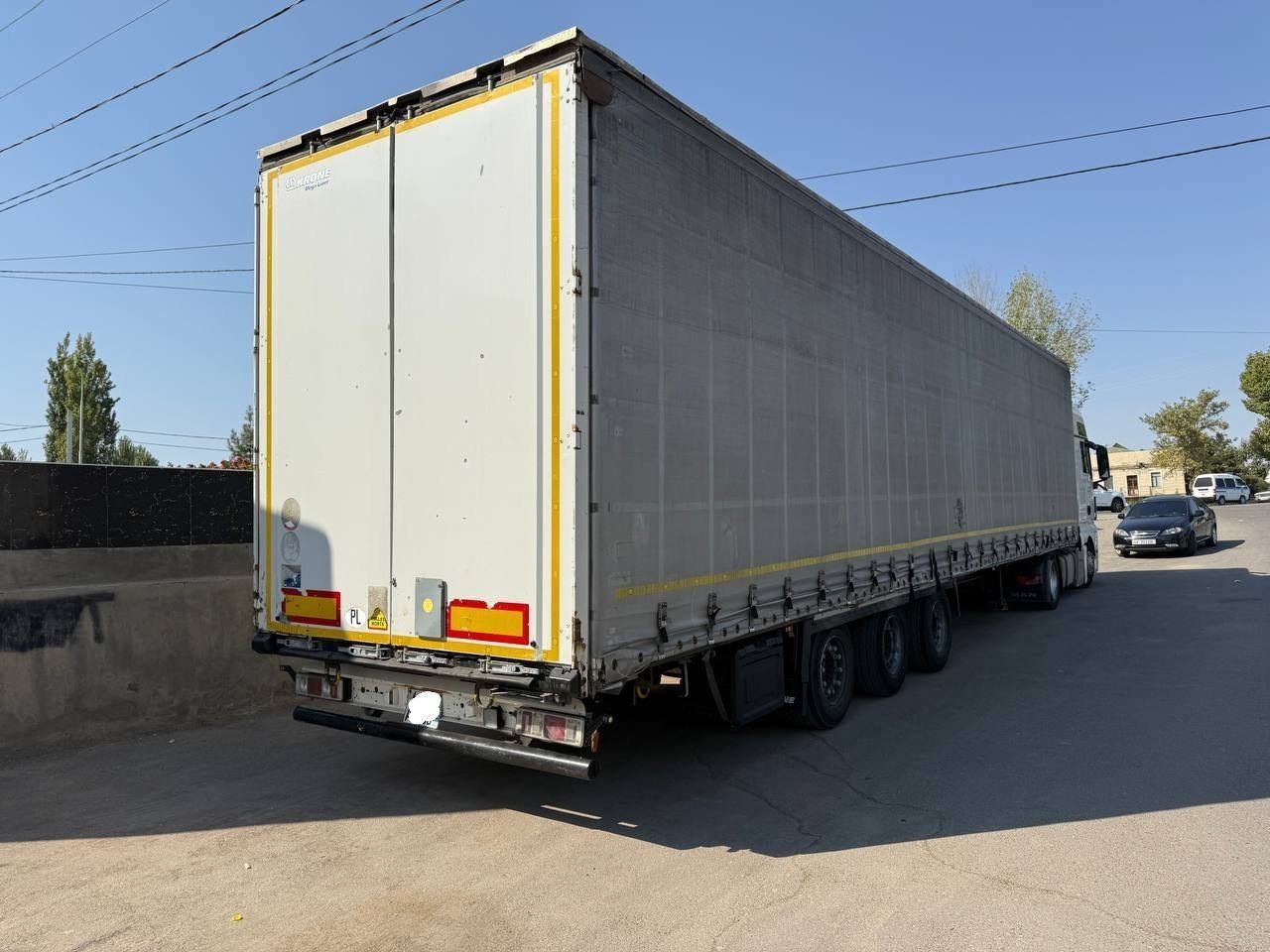 MAN TGX 18.440 + KRONE прицеп cотилади