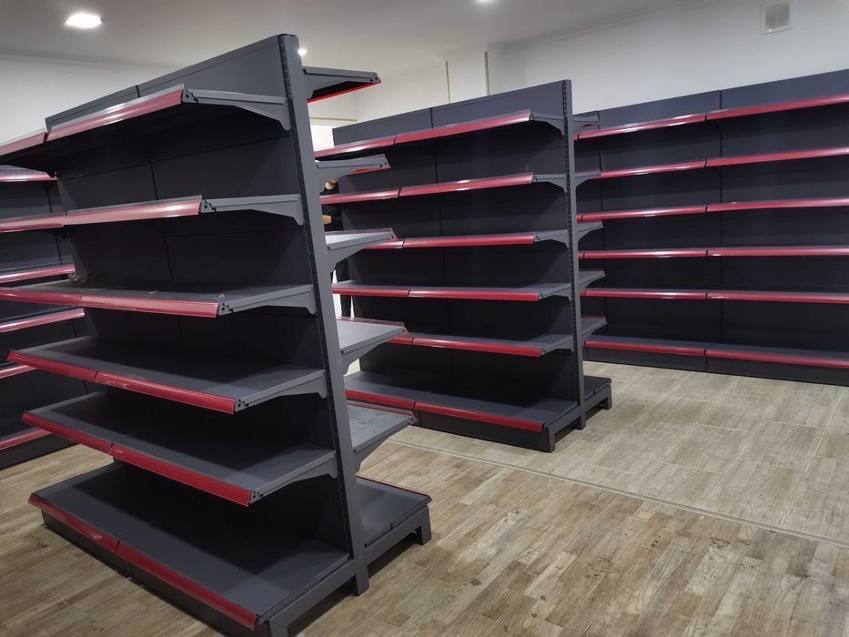Vitrina, Stellaj, Zamonaviy savdo tokchalari polkalar magazinlar uchun