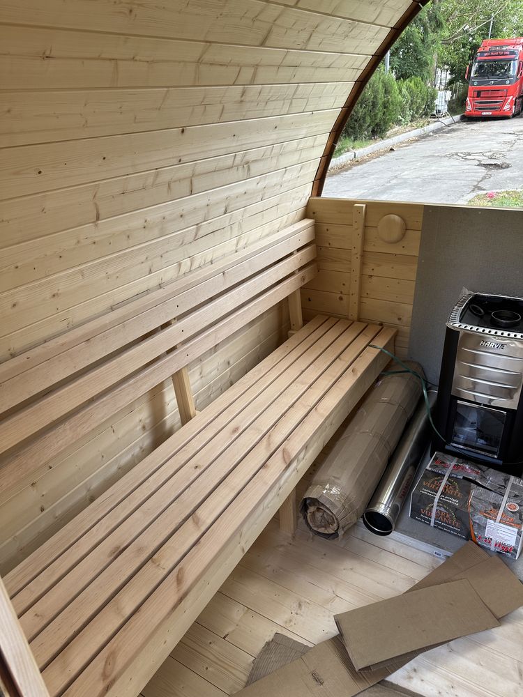 Sauna Exterioara Igloo 3m Valsan SPA completa