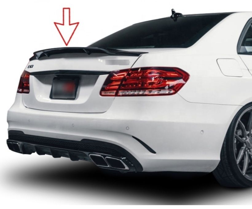 Спойлер на багажник на W212 Mercedes, e400,E63amg