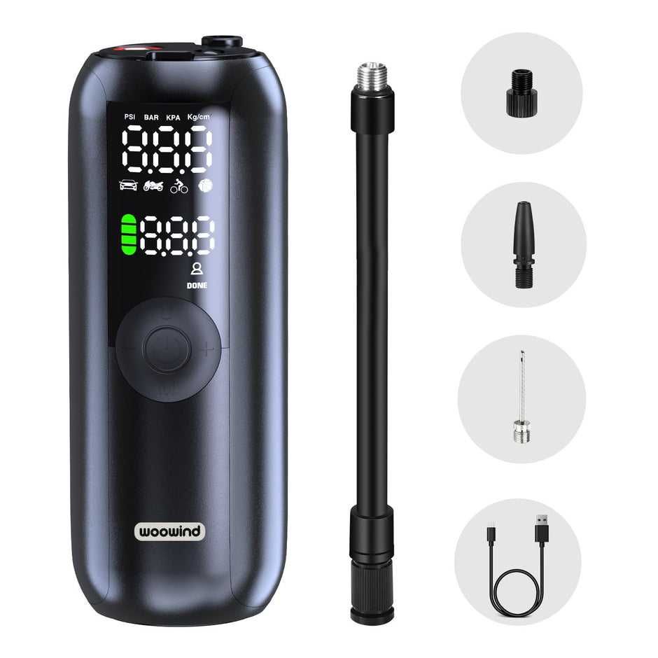 Compresor portabil cu acumulator pentru bicicleta moto auto 150 psi