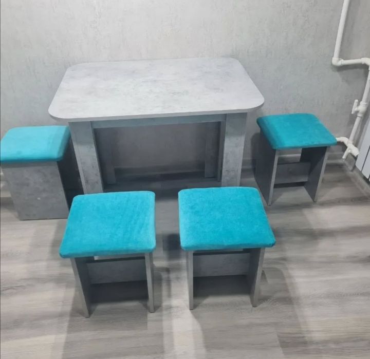 Продаются новые кухонные столы, табуретки от 600 000 тыс сум .