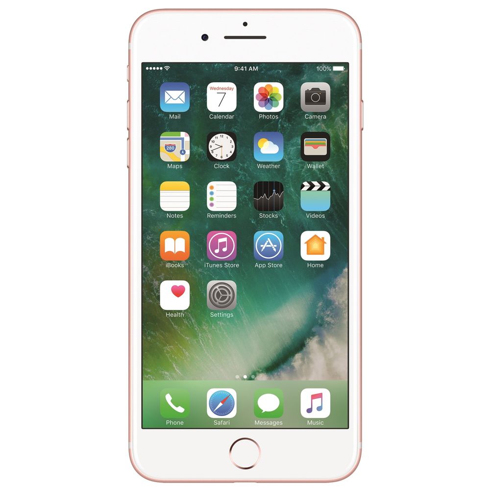 Apple iPhone 7 Plus, 128GB, Rose Gold с много кейсове