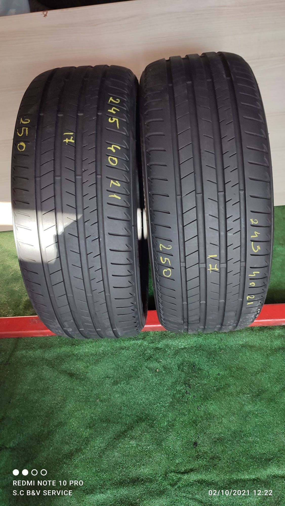 245 40 r21 Bridgestone