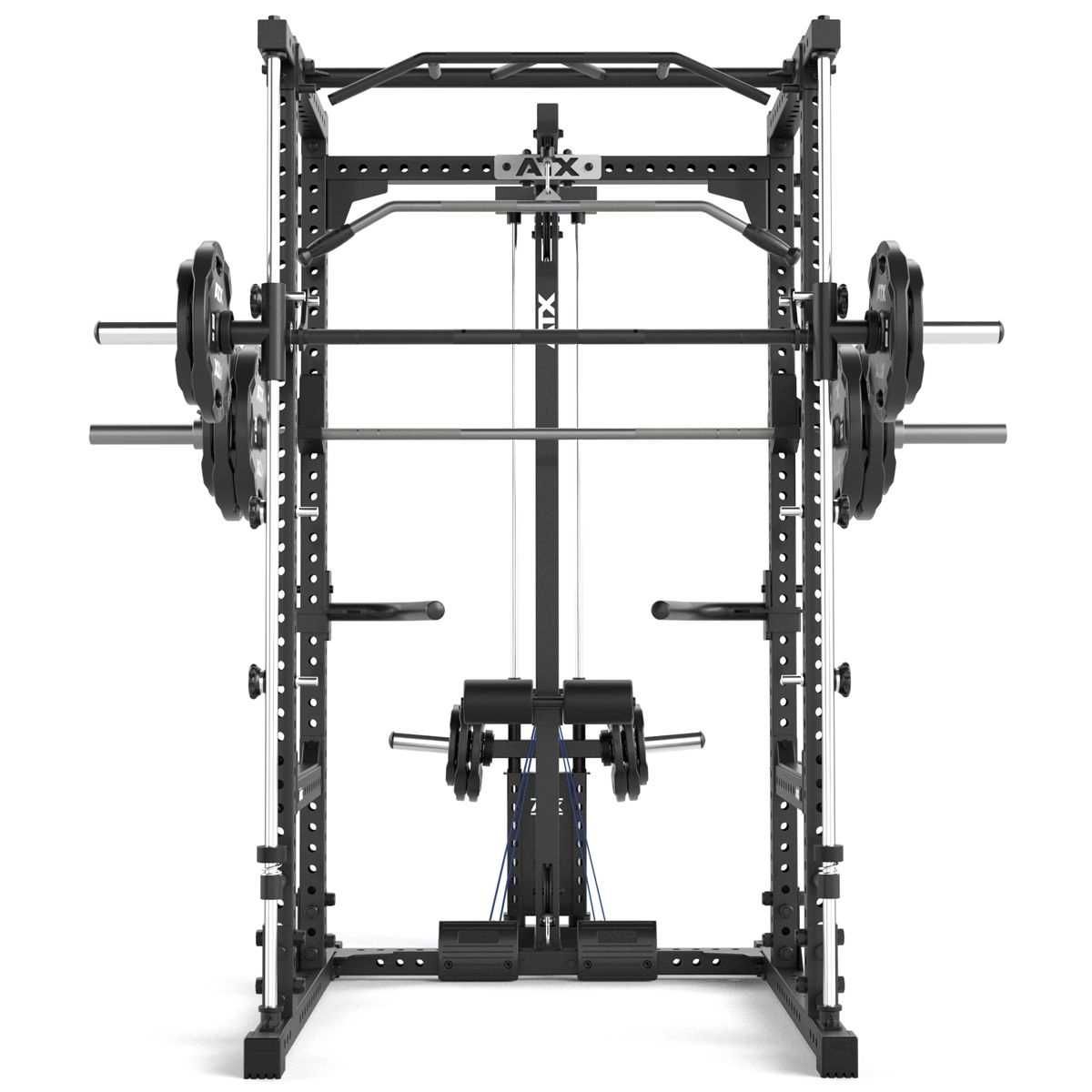 Power Rack Стойка и Скрипец / Височина 215 см / Свободни Тежести