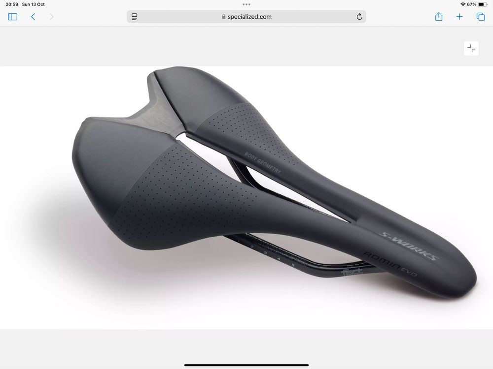 Карбонова седалка S-Works Romin Evo