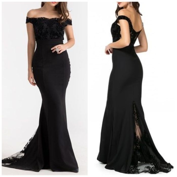 Вечернее платье рыбка