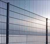 Panou Gard dublu fir Profesional 8/6/8mm Plasa Stalpi Gard nu Bordurat