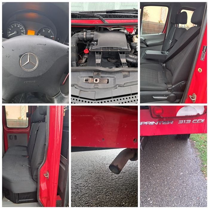 Mercedes Sprinter 313 CDI Doka cu7 locuri An 07/2014/235600 KM TUV NOU